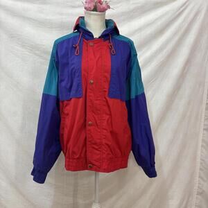 Vtg 90s Men’s color block Mighty Mac jacket sz medium